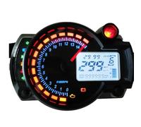 Odometer Motorcycle Digital Tachometer Odometer Universal 7 Color Adjustable Speed Electronic Mileage Dashboard Parts