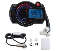 Odometer Motorcycle LCD Digital Speedometer 299 KM/H Speed Odometer Dashboard With 7 Colors Backlight For RX2N