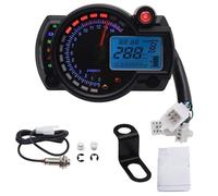 Odometer Motorcycle LCD Digital Speedometer 299 KM/H Speed Odometer Dashboard With 7 Colors Backlight For RX2N