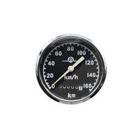 Odometer Speedometer 120KM 160KM Retro Round Motorcycle Speedometer Odometer Headlight Case For R50 R1 R12 R 71 CJ-K 750