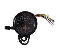 Odometer Speedometer 12V Motorcycle 0-160 Km/H Speedometer With Indicator Odometer Universal Gauge Single Indicator