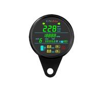 Odometer Speedometer 85mm Motorcycle GPS Speedometer Odometer Tire Pressure Tachometer Fuel Level Gauge Volt Gear For 12V 24V Motorbike