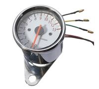 Odometer Speedometer Motorcycle Tachometer Retro Motorcycle Tachometer 0-13000 Tach RPM-Gauge Counter Universal