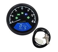 Odometer Speedometer Universal Motorcycle 12000RMP Speedometer Odometer Tachometer For 1-4 Cylinders Motorbike Gauge Motorcycle Digital Dash