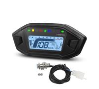 Odometer Speedometer Universal Motorcycle Adjustable Speedometer 10000RPM 7 Colors Backlight Digital Odemeter Tachometer For 1 2 4 Cylinder