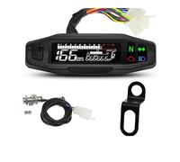 Odometer Speedometer Universal Motorcycle Speedometer Digital Speed Meter Tachometer Dashboard Instrument Panel Meter Display Y Bracket