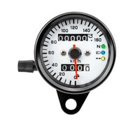Odometer Speedometer Universal Vintage Part Three Light Double Mileage 12V Motorcycle Display Speedometer