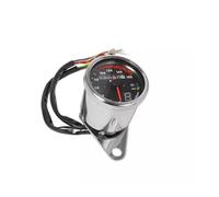 Odometer Tachometer Universal 12V Motorcycle Speedometer Odometer LED Digital Indicator Dual Speed Meter Dash Board Instruments Gear For Cafe