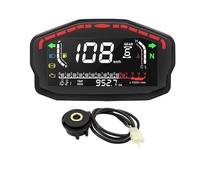 Odometer Universal Tachometer Motorcycle Digital Odometer Water Temp Fuel RPM Display For 2,4 Cylinders