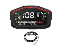 Odometer Universal Tachometer Motorcycle Digital Odometer Water Temp Fuel RPM Display For 2,4 Cylinders