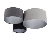 ODON Grey/Black/Silver Ceiling Light Fixture ceiling lamp 3x