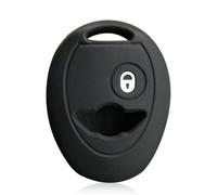 Odongk 1/2 Buttons Remote Fob Cover Key Skin Case For M-INI Cooper S R50 R53 EWS 2000-2005 Key Cover Holder Car Accessories-A model black