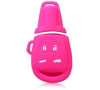 Odongk Silicone Car Key Cover Case For S-AAB 9-3 9-5 93 95 Blank 2003-2011 4 Buttons For S-mart Remote Control Accessories Key Holder Fob Set-rose