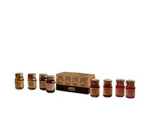 O'Donnell Moonshine Fruity Micro Set - 8 x 20ml Mason Jars | Sample Our Fruity Flavours in a Single Shot - Very Cherry, Wild Berry, Blood Orange & Passion Fruit | Smooth & Delicious Liqueurs