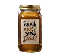 O'Donnell Moonshine Tough Nut - Father's Day Gift Edition - 700ml Mason Jar | Hazelnut Liqueur with Caramel & Nougat Notes | 25% ABV | "Tough Nut, Great Dad!"