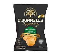 O'Donnells Ballymaloe Relish & Cheddar Cheese Flavour Potato Crisps, 12 x 125 g
