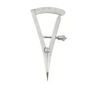 Odontological Measurement Instrument, Elbow Small | High Accuracy Curved Straight Tip for Alveolar Bone Spine Spacing Evaluations