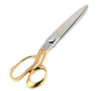 OdontoMed2011 Professional Tailor Scissors for Cutting Fabric Heavy Duty Scissors for Leather Cutting Industrial Sharp Sewing Shears for Home Office Artists Dressmakers Gold Handle (12")