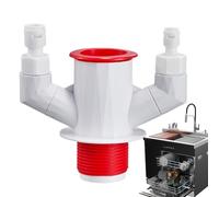 Odor Closure Tee, Multipurpose 3 Way - Water Drain Pipe - For Family And Friends, Sink, Home, Indoor, Bathroom, Toilet, Dishwasher, Water Purifier