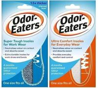 Odor-Eaters Bundle Super Tough Ultra Comfort Insoles 2 Pack