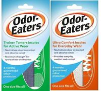 Odor-Eaters Bundle Trainer Tamer Ultra Comfort Insoles 2 Pack