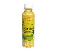 Odor Eliminate Cat Litter Box Cats Toilet Air Purifier Cat Litter Deodorizer Yellow, lemon, 250ml