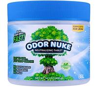 ODOR NUKE - Professional Human Urine Odor Remover - Concentrated Tablets + 100% ECO-Friendly (14.1oz) [Urinals for Men/Bottles/Bags/Toilets, Commode/Bedpan, Truckers/Cars, Hospitals/Homes/Senior-Care]