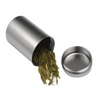 Odor Poet Container | Aluminium Tanister with Screw Cover | Robust Outdoor Container 100 ml | Airtight Storage | Silver