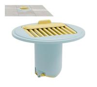 Odor Proof Floor Drain Anti Clog Hair Catcher, Sewer Core Drainage Insert,Backflow deodorants Core for Bathroom Kitchen Laundry Restroom, Home Plumbing Accessory, Silver Anti-Odor Design