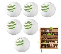 odorEliminator Ball - 6pcs Portable Shoe Deodorizer, Reusable odorNeutralizer | Eco-Friendly Sneaker odorRemover Balls for Shoe Cabinets, Gym Bags, Lockers and Household freshairMaintenance