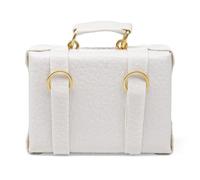 Odoria 1/12 Scale Dolls House Miniature Briefcase Dollhouse Accessories, White