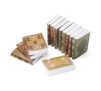 Odoria 1/12 Scale Dolls House Miniature Classic Books 12Pcs Mini Book Miniatures Dollhouse Decoration Accessories