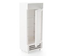 Odoria 1/12 Scale Dolls House Miniature Fridge Dollhouse Kitchen Accessories, White