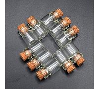 Odoria 1/12 Scale Dolls House Miniature Glass Bottles 10Pcs Dollhouse Kitchen Accessories