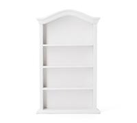 Odoria 1/12 Scale Dolls House Miniature Shelf Mini Bookshelf Bookcase Miniatures Dollhouse Furniture Accessories, White