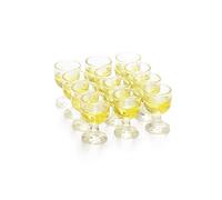 Odoria 1/12 Scale Dolls House Miniature Wine Glasses 12Pcs Dollhouse Accessories, White Wine