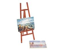 Odoria Dollhouse Art Easel Miniature: 1/12 Scale Painting and Drawing Stand for Vintage Living Room Study Room - Tiny Picture Artwork Wood