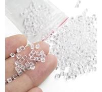 Odoria Dollhouse Ice Cubes Miniature: 1/12 Scale Drinks Liquor Ice Bulk Clear Transparent for Bar Summer Party - Mini Beverages Alcohol Fairy Elf Realistic Props Models