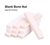 Odorkle 3 Pcs Bone Guitar Nuts for Electric Bass Acoustic Classical Guitar Easy to Use Portable and Space-Saving DIY Accessories Musicians