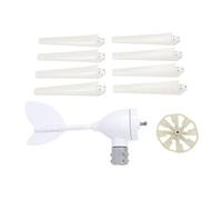 Odorkle 400W 12V Wind Generator Kit 8 Blades Low Wind Speed Starting with MPPT Controller for Home Marine Boat RV Efficient Power Conversion Easy Assembly