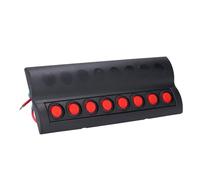 Odorkle 8 Marine Gang Switch Panel with Yacht Waterboats, Easy Installation Electrical Switch for RC with ABS Material ABS Material