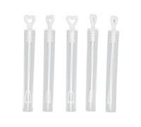 Odorkle 96Pcs Transparent Bubble Wands Plastic Bubble Sticks for Wedding Party Holiday Events Outdoor Activities