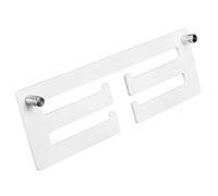 Odorkle Acrylic Medal Display Hanger, Wall Holder Rack for Hanging Medals, 320mm Wide, 100mm High, With Protective Film, White
