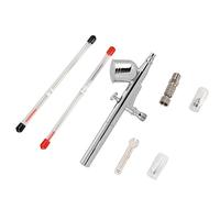 Odorkle Airbrush Kit, Dual Action Feed Airbrush Set Spray Gun for Cake Decorating Nail Art, with Material Ideal for Beginner Advanced Artists, for Artist Painting, Model Painting, (Copper)