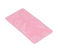 Odorkle Airplane Phone Holder PU Flexible Flap Cell Phone Holder Portable Tablet Stand, Foldable Hands Free Desktop Display Stand, for Long Flight Travel Home Office (Pink)