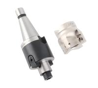 Odorkle BAP400R Right Angle Milling Cutter NT30-FMB22 Collet Chuck Holder Face Mill Cutter Milling CNC Inserts Set Tools Blades for Metal with APMT1604 Inserts 4PCS or 10PCS for Reduced (#2)