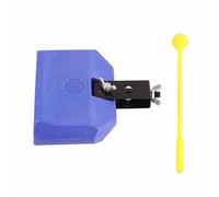 Odorkle Blue Plastic Percussion Block, for Latin Drum Kit with Integral Clamp Bracket, 5.3 X 4.9 X 1.6 Inches