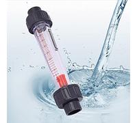 Odorkle Clear Flowmeter Flows Rate Meter High Accuracy Plastic Glass for Neutral Liquids 4% Accuracy 5-800L/H Range 0-140°F (6-60mL/H)