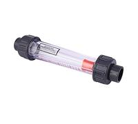 Odorkle Clear Flowmeter Flows Rate Meter High Accuracy Plastic Glass for Neutral Liquids 4% Accuracy 5-800L/H Range 0-140°F (40-400mL/H)