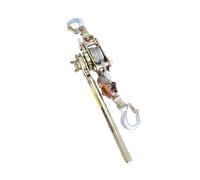 Odorkle Come Along Winch 1 Ton Pulling Capacity with Carbon Steel Cable Ratchet Power Puller for Construction Landscaping and Farming